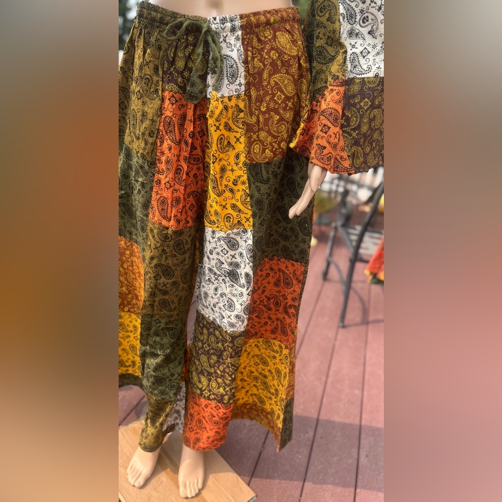 Bohemian Patchwork Two-Piece Set - image 6